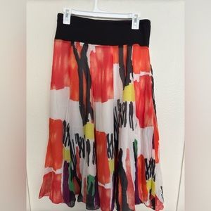 Jones New York Silk Maxi Skirt Petite/S
